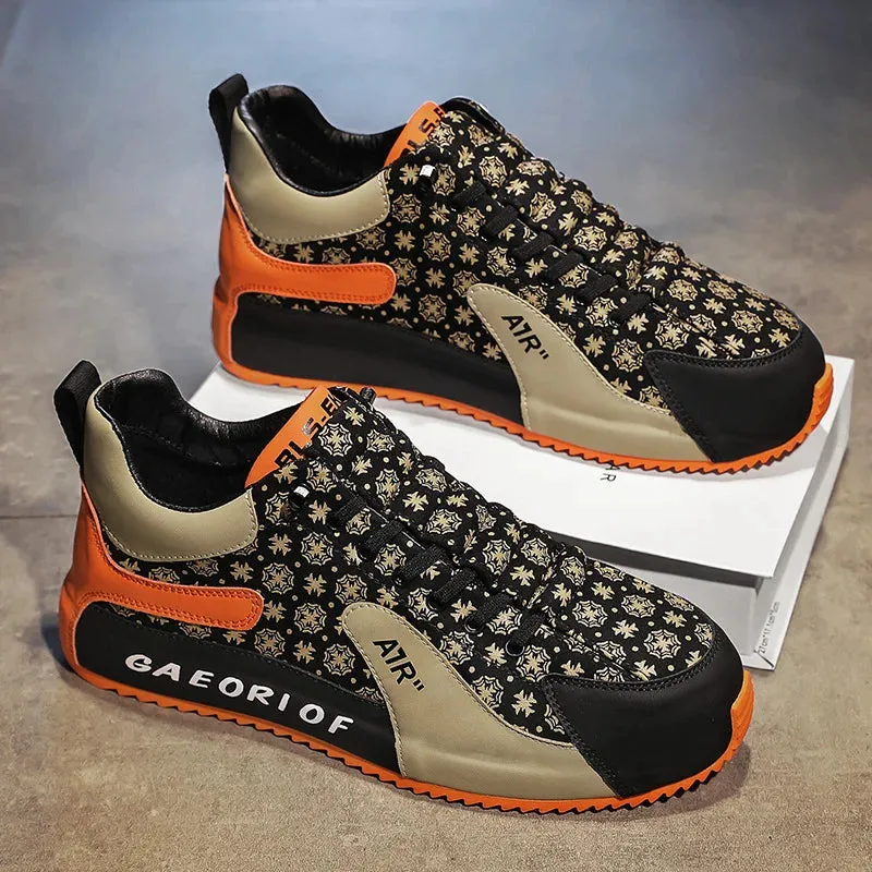 Men's Retro Forrest Gump Board Shoes - Spring/Summer Fashion Versatile Flat Anti-Slip Casual Sports Shoes for Travel & Banquet