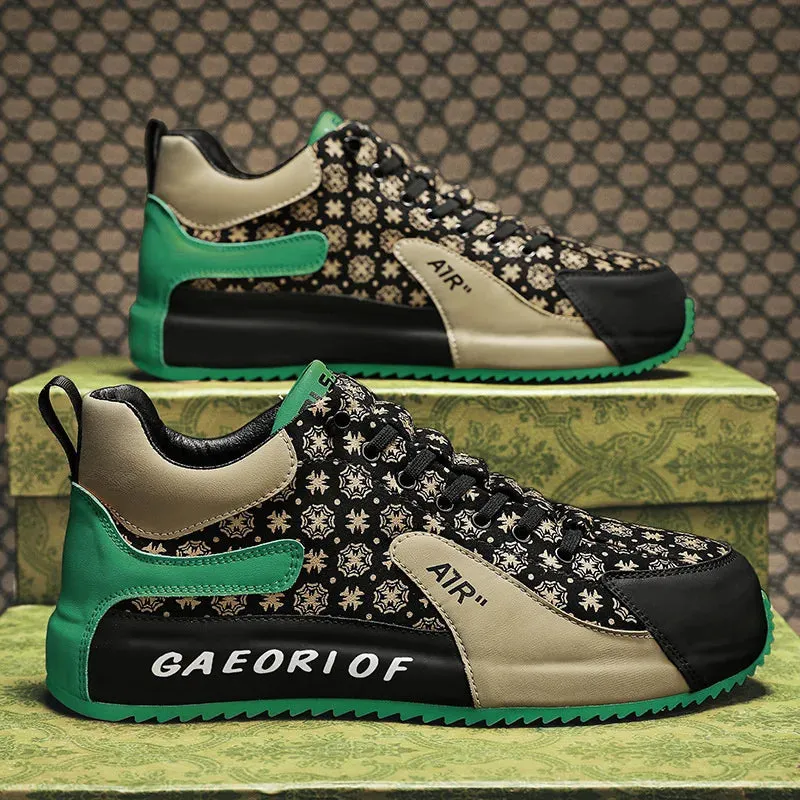 Men's Retro Forrest Gump Board Shoes - Spring/Summer Fashion Versatile Flat Anti-Slip Casual Sports Shoes for Travel & Banquet
