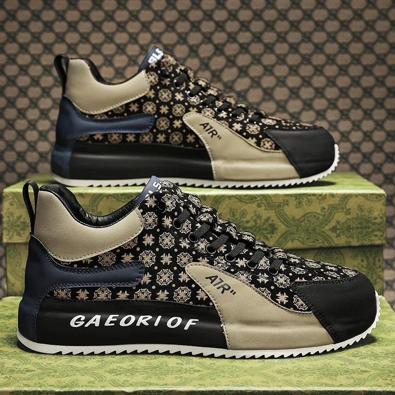 Men's Retro Forrest Gump Board Shoes - Spring/Summer Fashion Versatile Flat Anti-Slip Casual Sports Shoes for Travel & Banquet