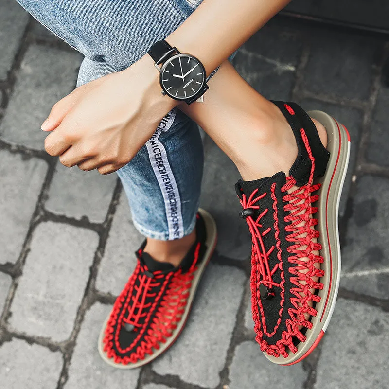 Men's Sandals Men's Breathable Beach Shoes Fashion Sneakers