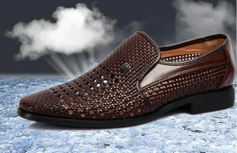 Men's Summer Leather Breathable Sandals