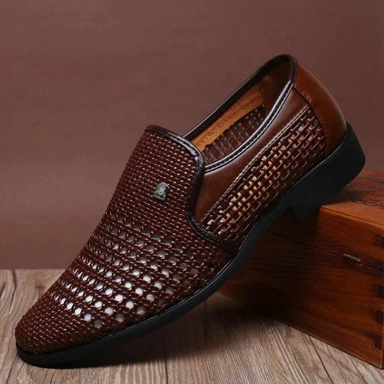 Men's Summer Leather Breathable Sandals