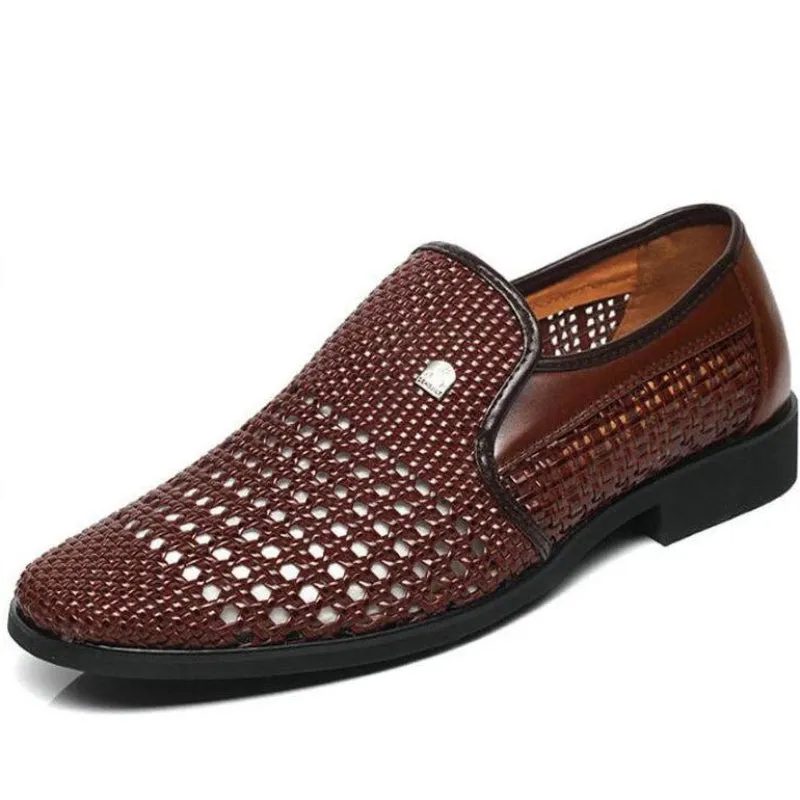 Men's Summer Leather Breathable Sandals