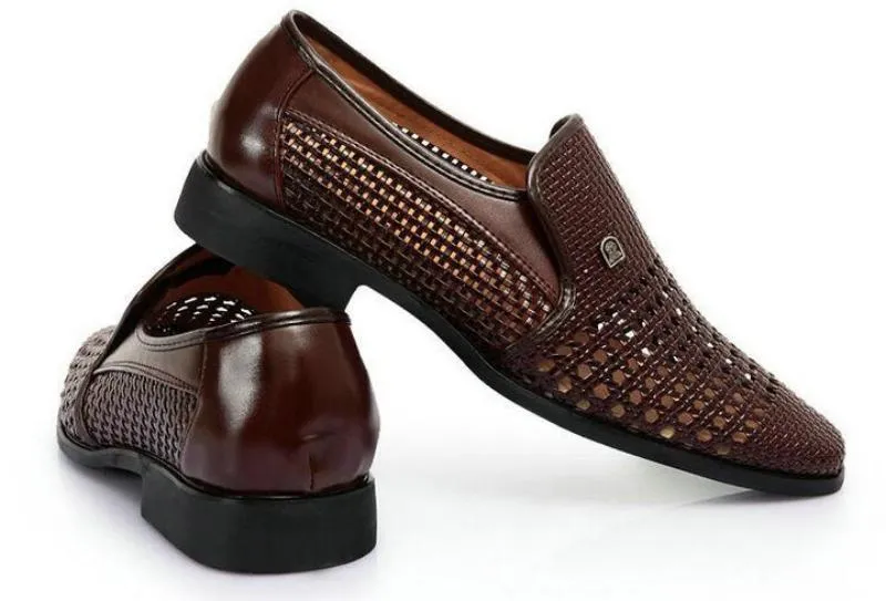 Men's Summer Leather Breathable Sandals