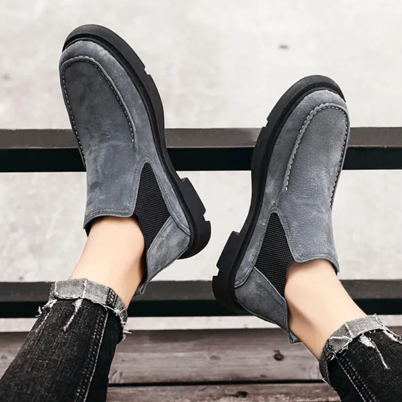 Men's Winter Casual Warm Ankle Boots | Plus Size