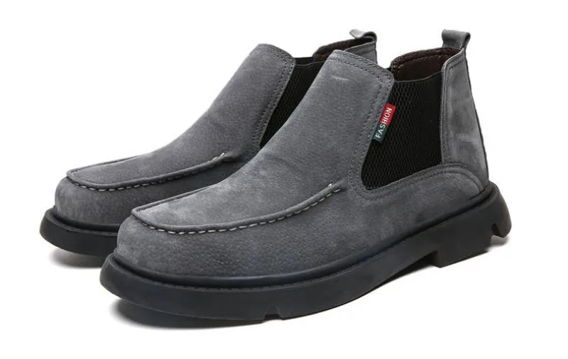 Men's Winter Casual Warm Ankle Boots | Plus Size