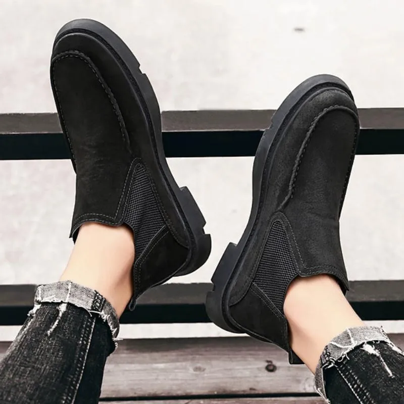 Men's Winter Casual Warm Ankle Boots | Plus Size