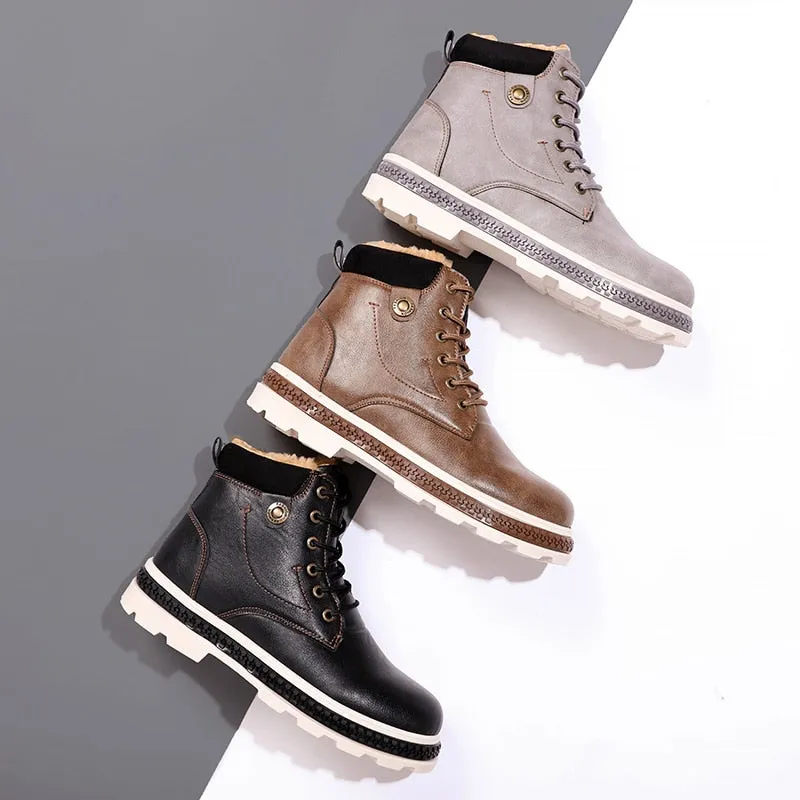 Men's Winter Casual Warm Ankle Boots