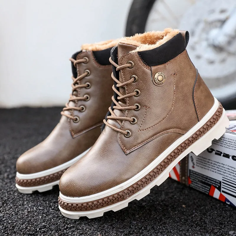 Men's Winter Casual Warm Ankle Boots
