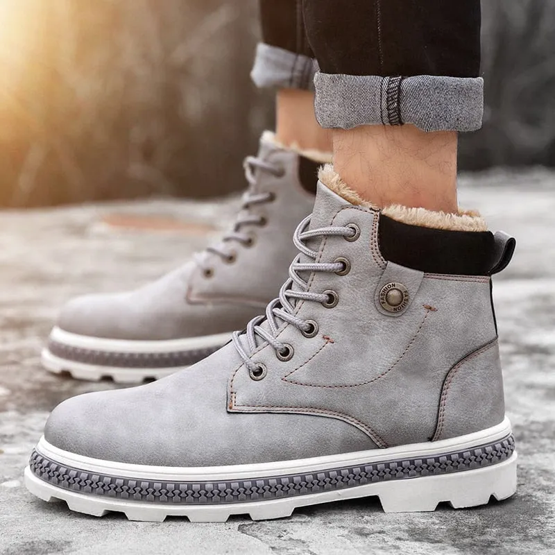 Men's Winter Casual Warm Ankle Boots