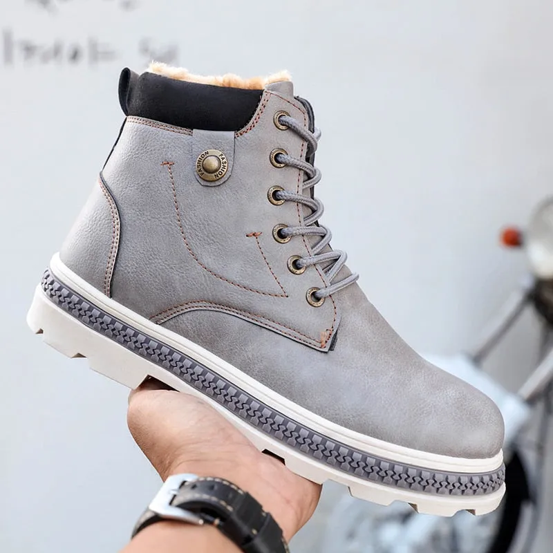 Men's Winter Casual Warm Ankle Boots