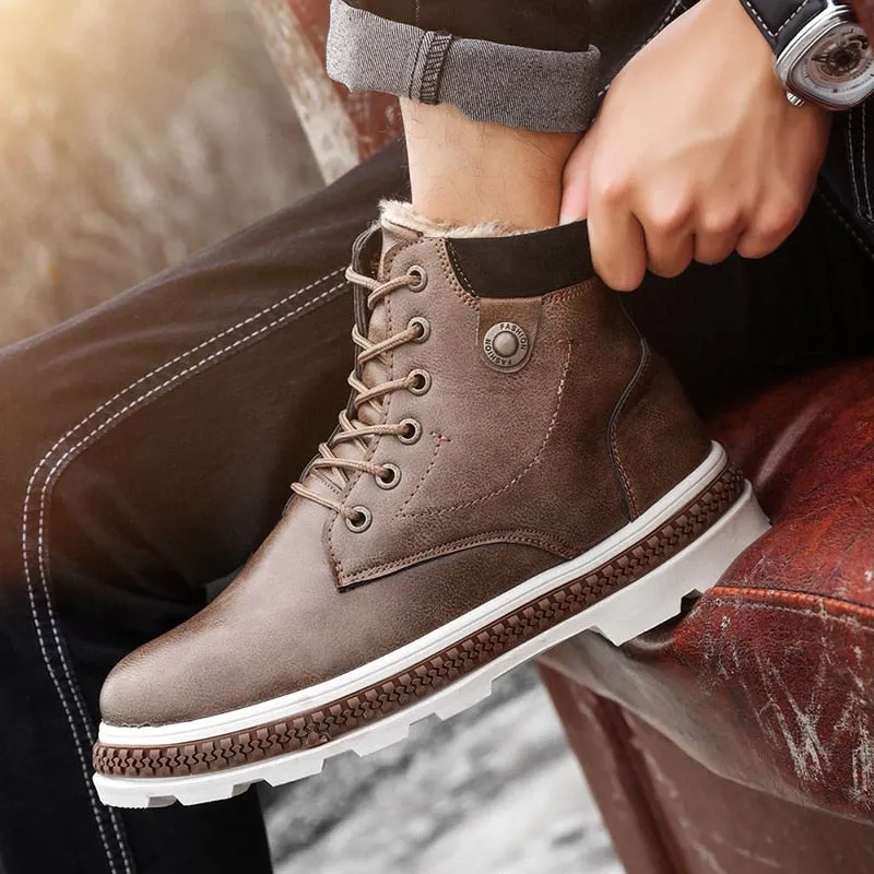 Men's Winter Casual Warm Ankle Boots