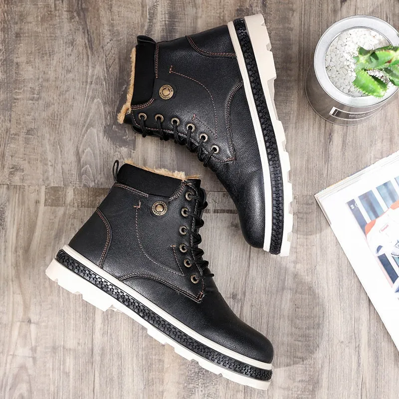 Men's Winter Casual Warm Ankle Boots