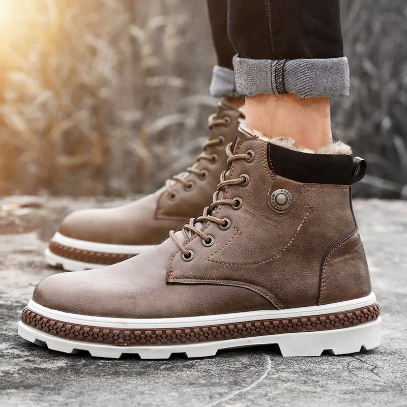 Men's Winter Casual Warm Ankle Boots