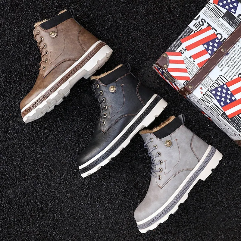 Men's Winter Casual Warm Ankle Boots