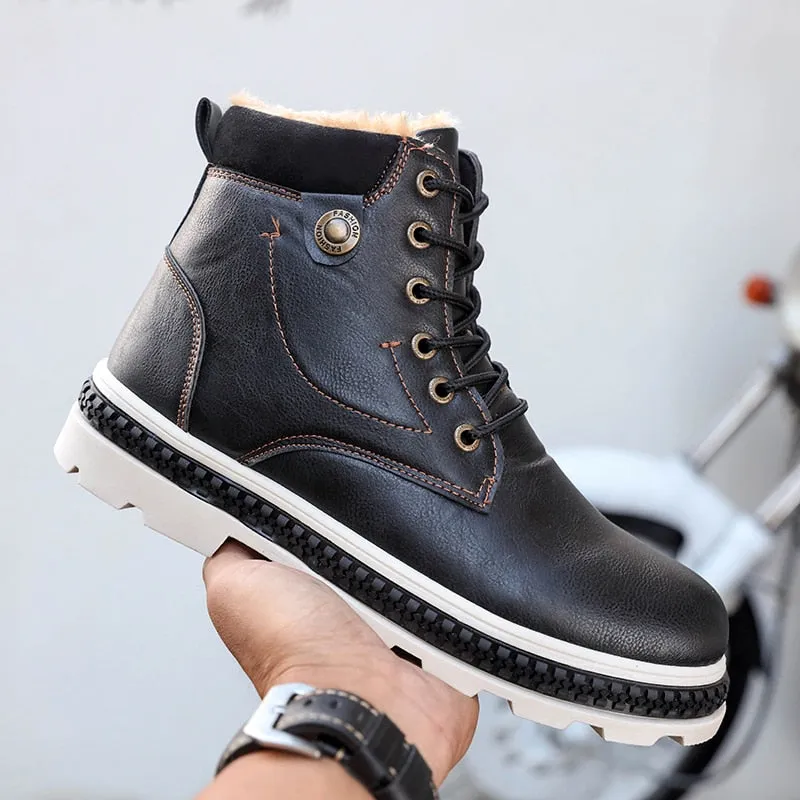 Men's Winter Casual Warm Ankle Boots