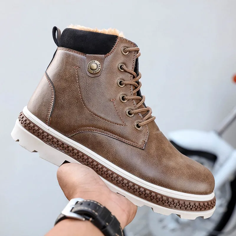 Men's Winter Casual Warm Ankle Boots