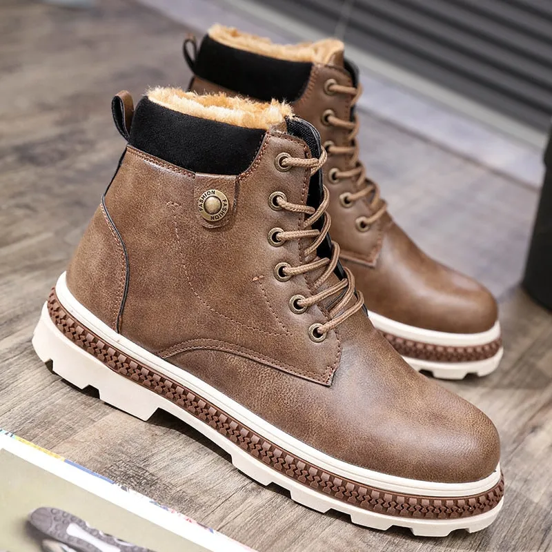 Men's Winter Casual Warm Ankle Boots