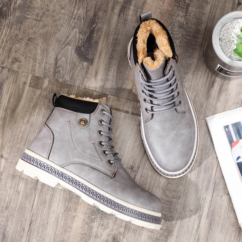 Men's Winter Casual Warm Ankle Boots