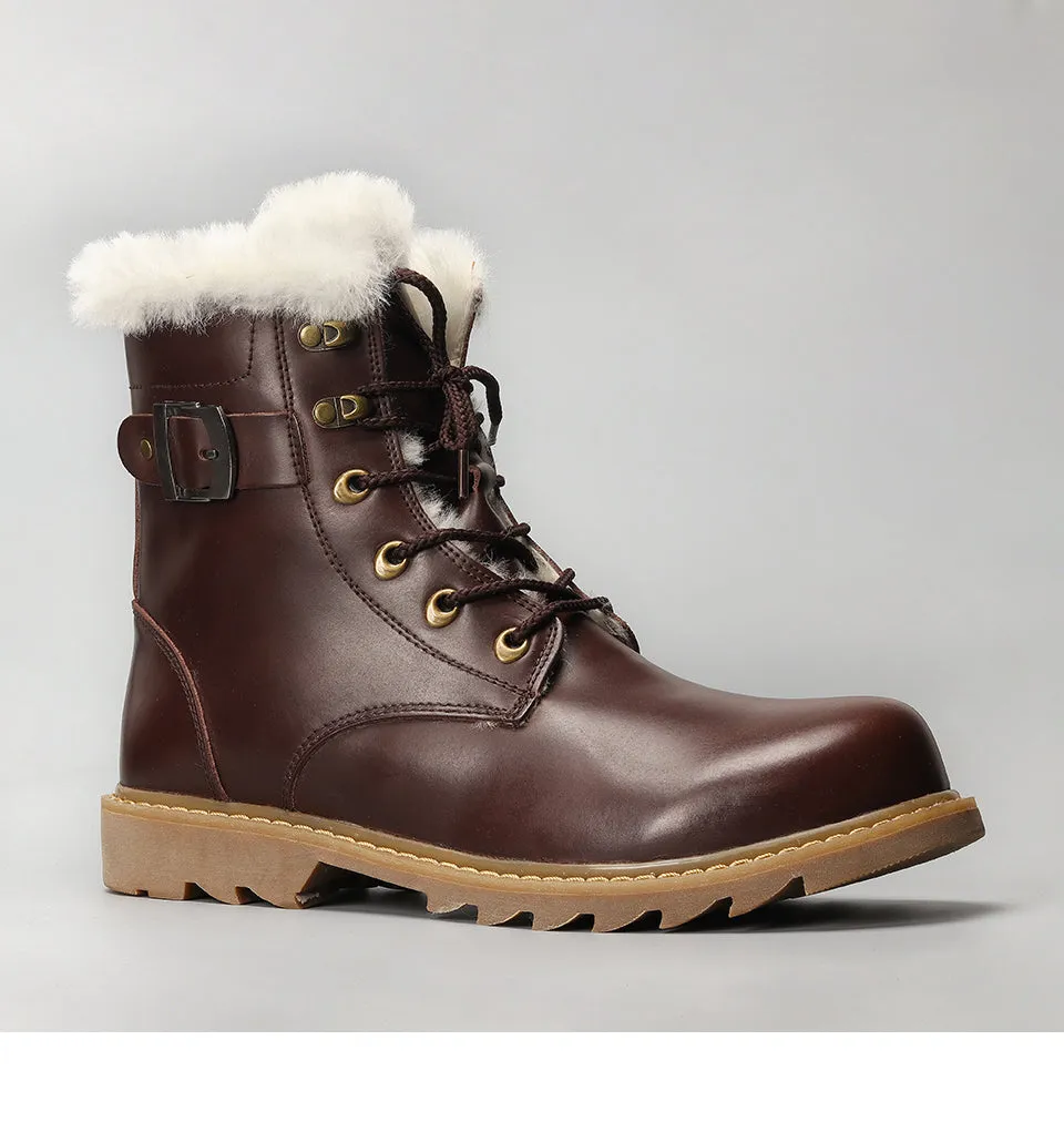 Men's Winter Warm Natural Wool Boots