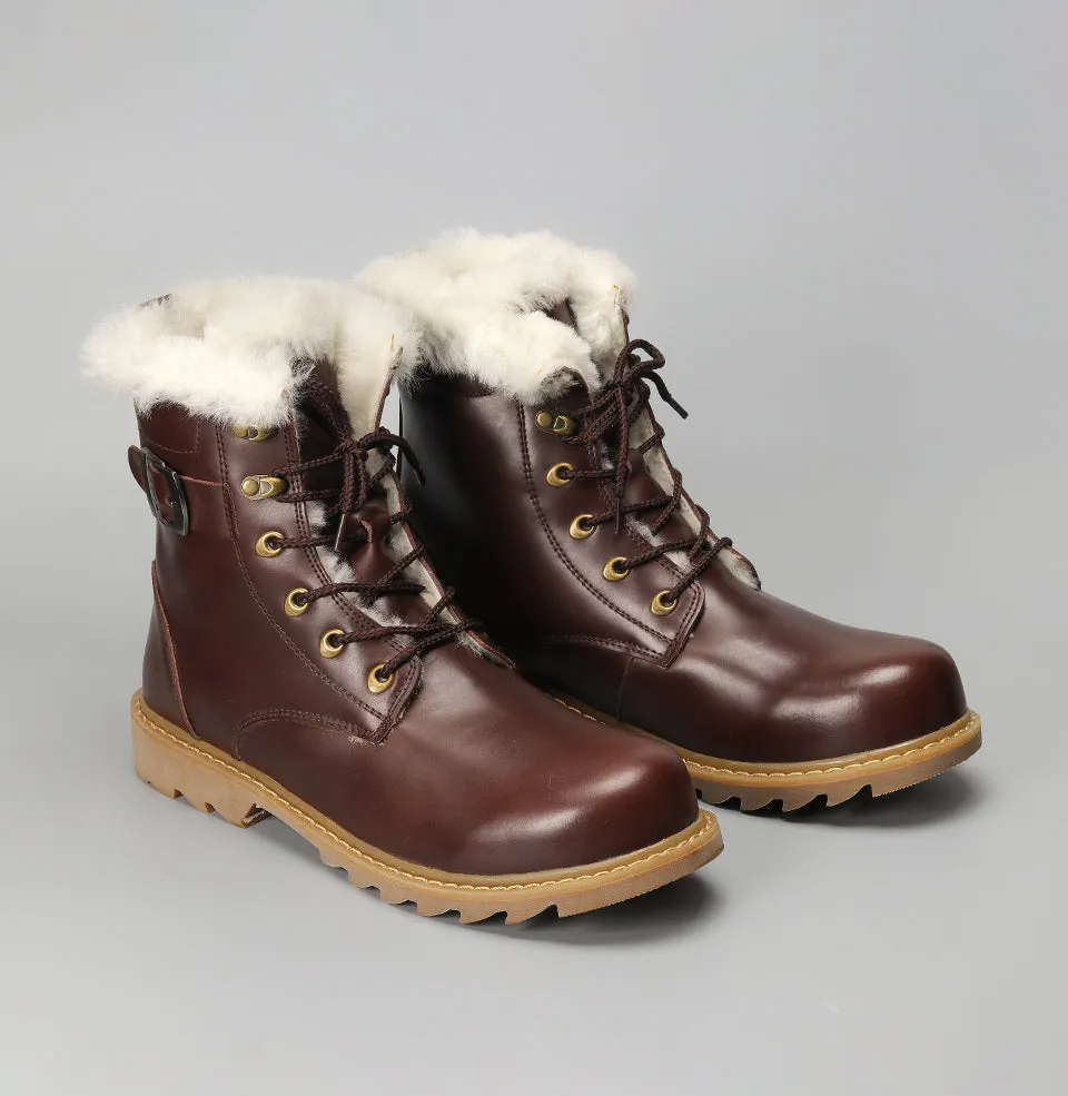 Men's Winter Warm Natural Wool Boots