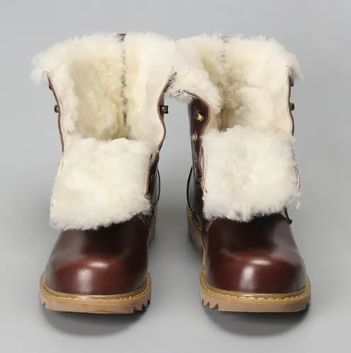 Men's Winter Warm Natural Wool Boots