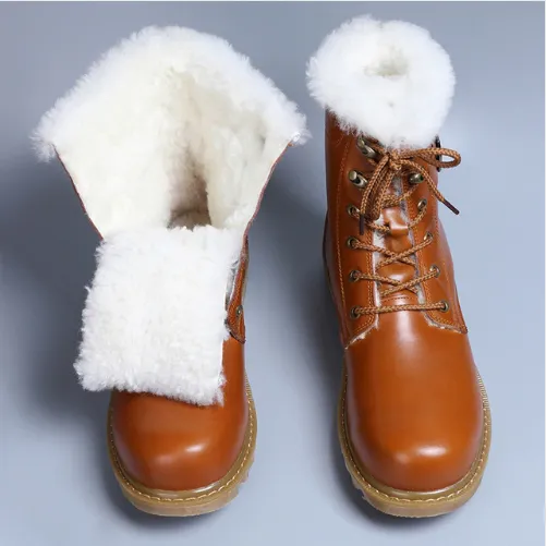 Men's Winter Warm Natural Wool Boots