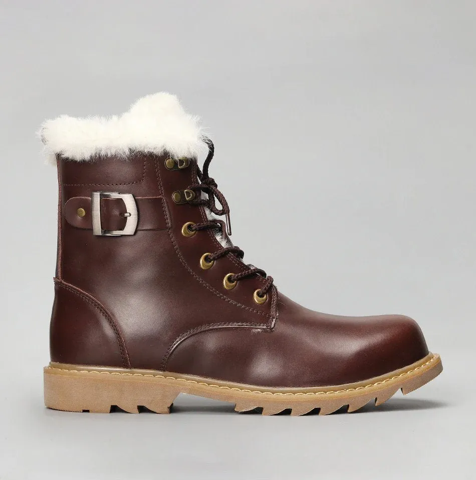 Men's Winter Warm Natural Wool Boots