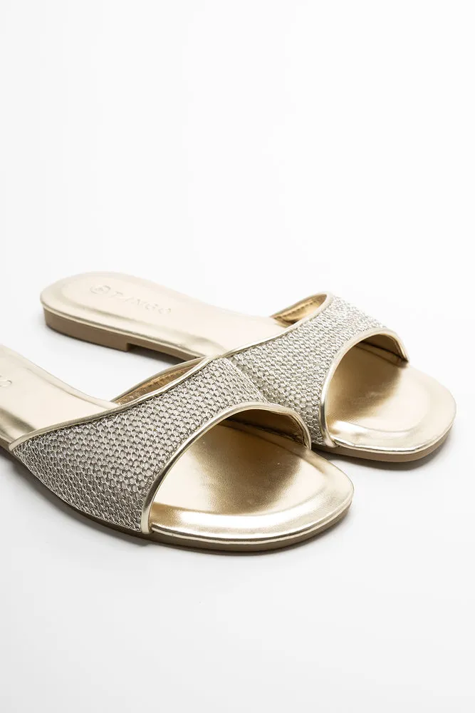Mesh Sandal Gold