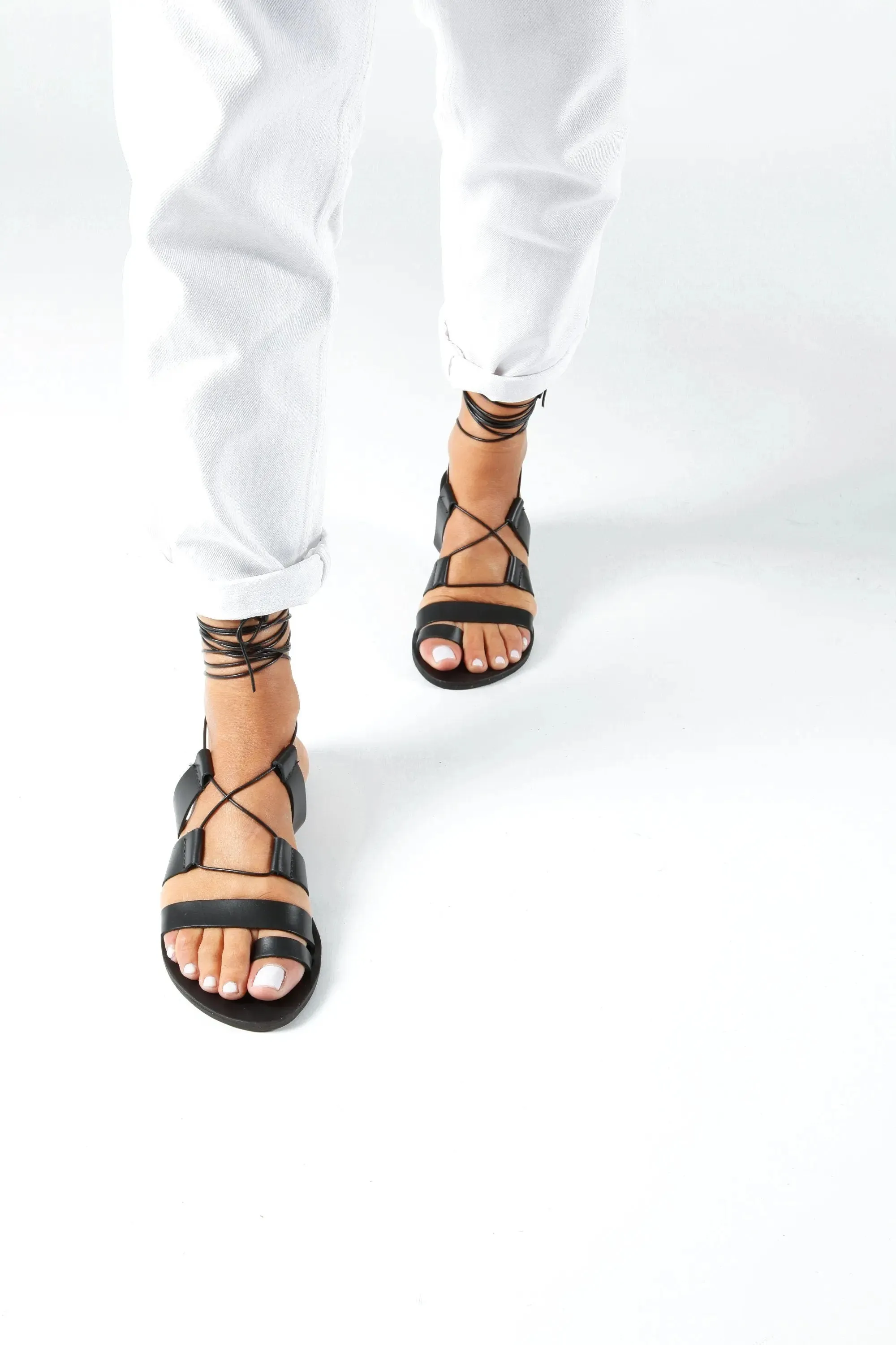 NEFELI Handmade Greek Sandals