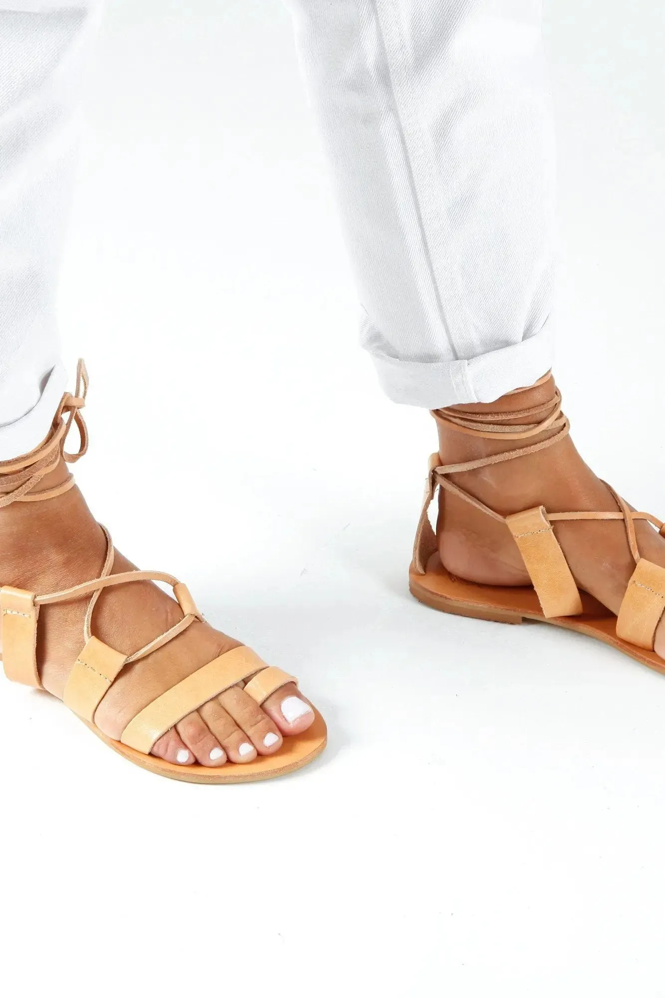 NEFELI Handmade Greek Sandals