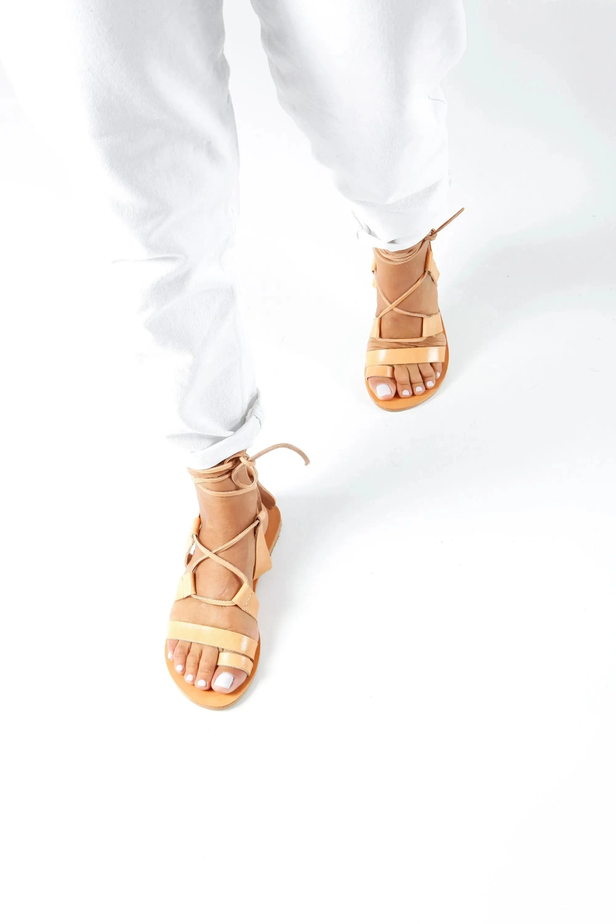 NEFELI Handmade Greek Sandals