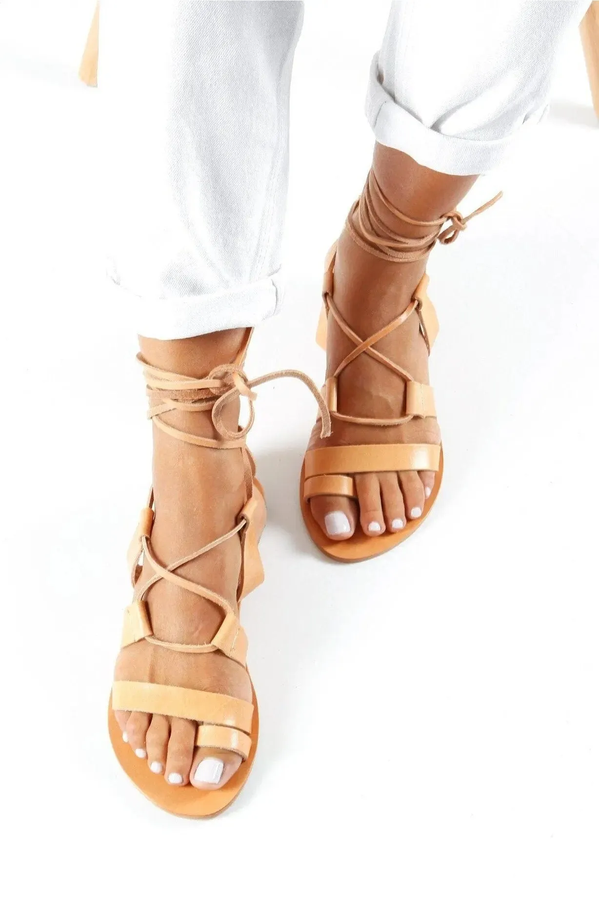 NEFELI Handmade Greek Sandals