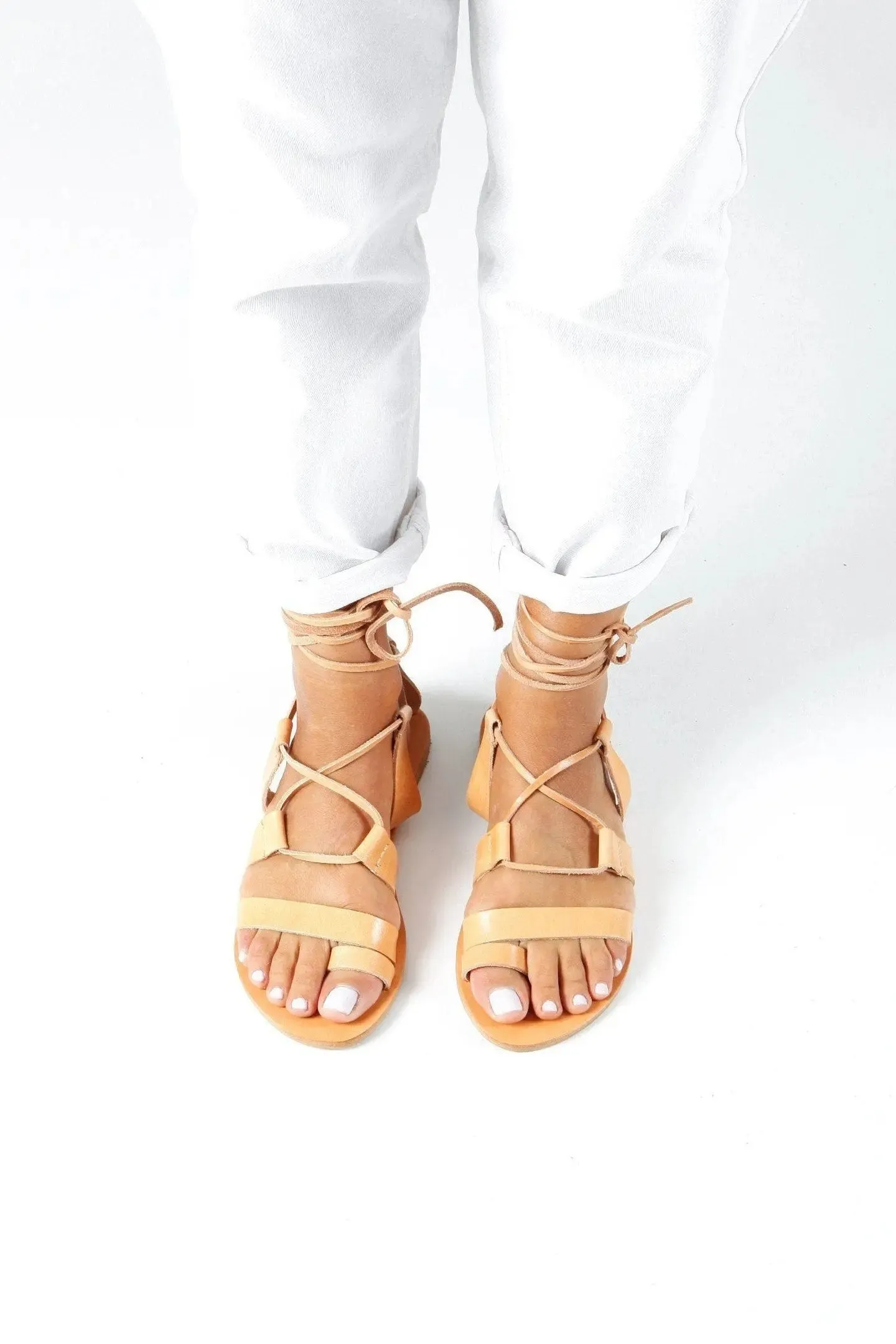 NEFELI Handmade Greek Sandals