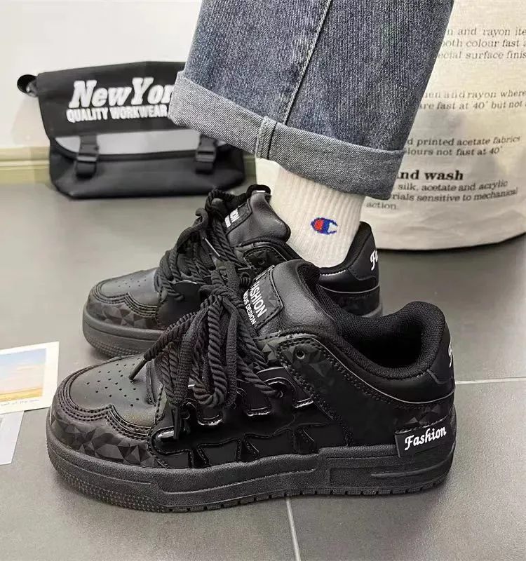 Niceprimes Niche Plum Bread Black Warrior Retro Versatile Sneaker