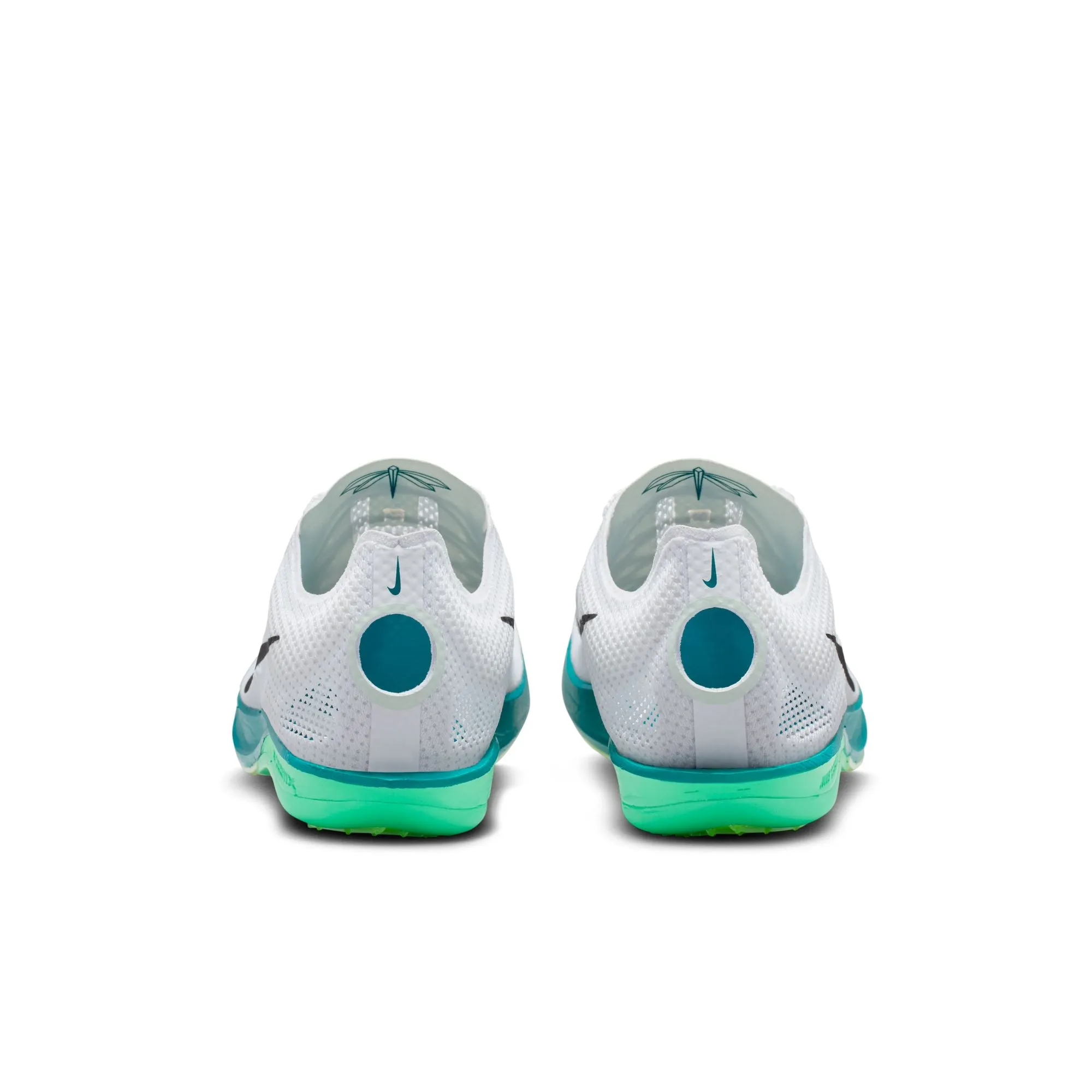 Nike ZoomX Dragonfly 2 Running Spikes White / Black / Bright Spruce / Electric Algae