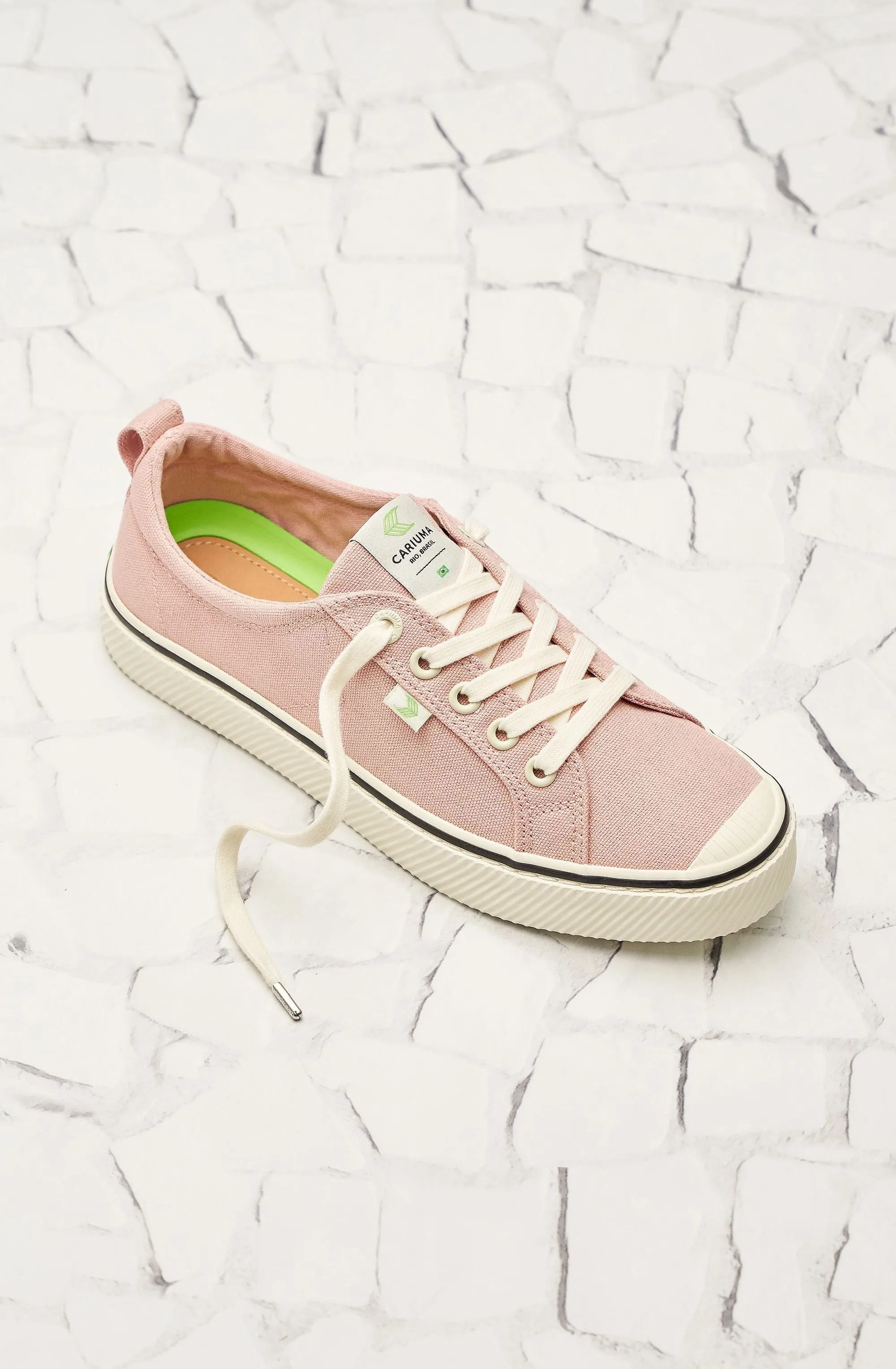 OCA Low Stripe Rose Canvas Sneaker Women