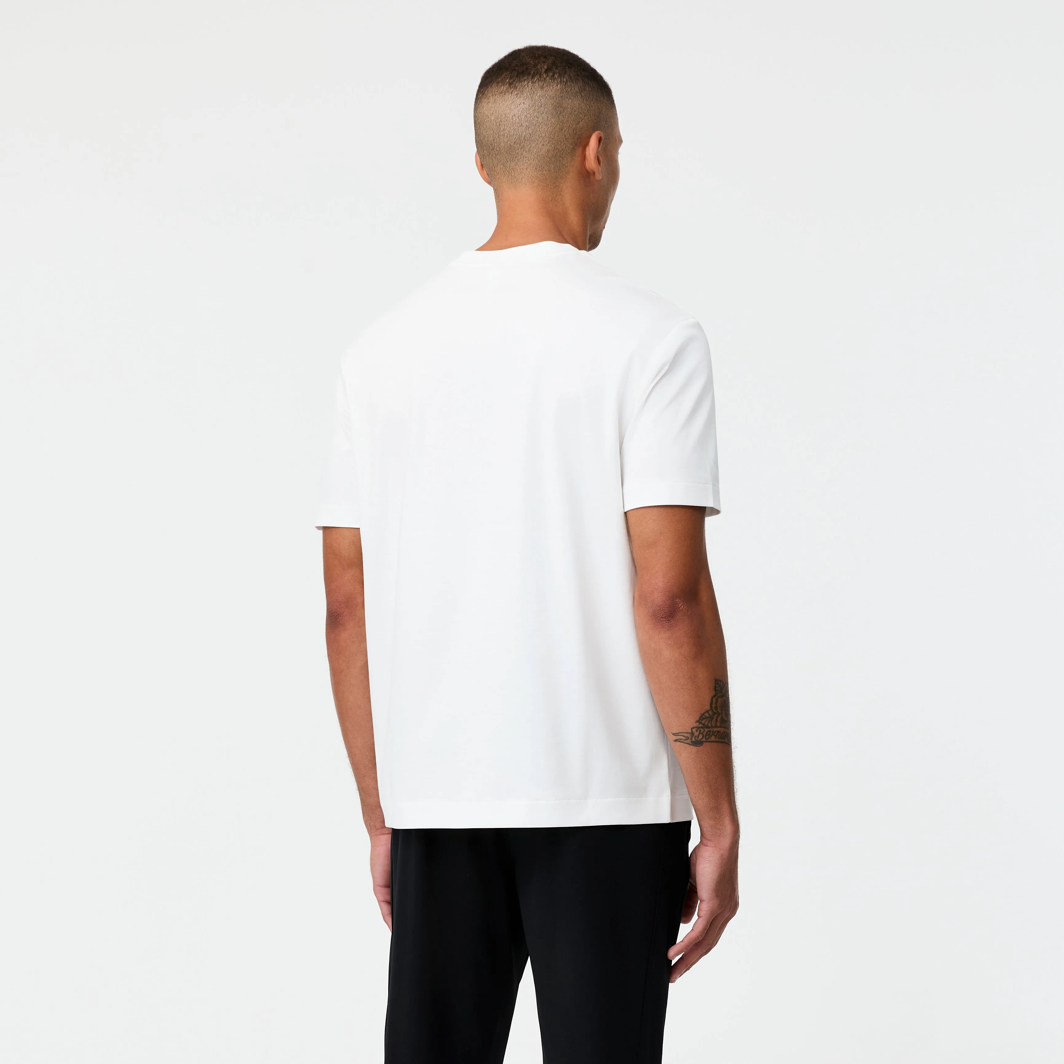Relaxed Fit Crew Neck T-shirt White