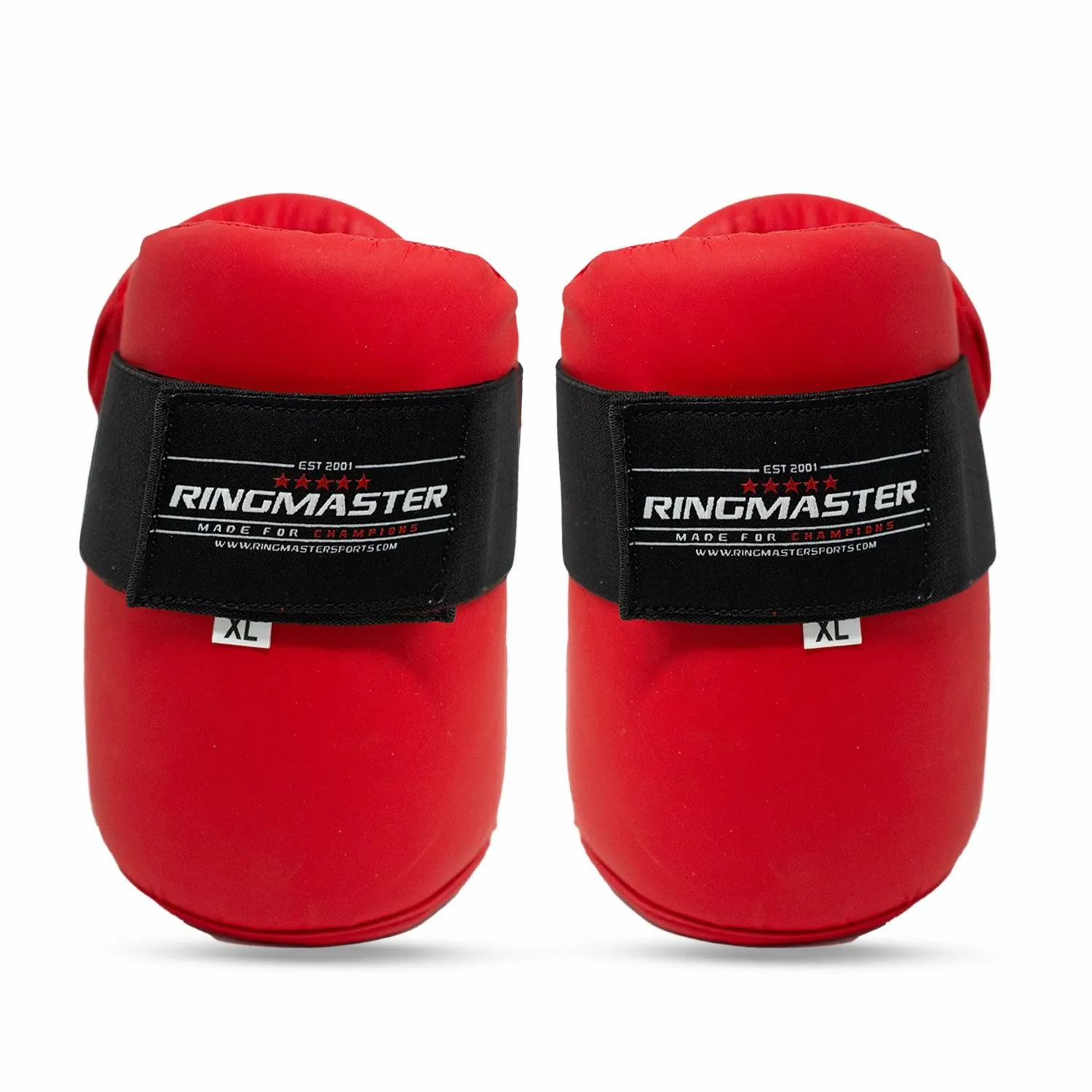 RingMaster Sports Semi Contact Point Foot Protector Taekwondo Kickboxing K1 Red