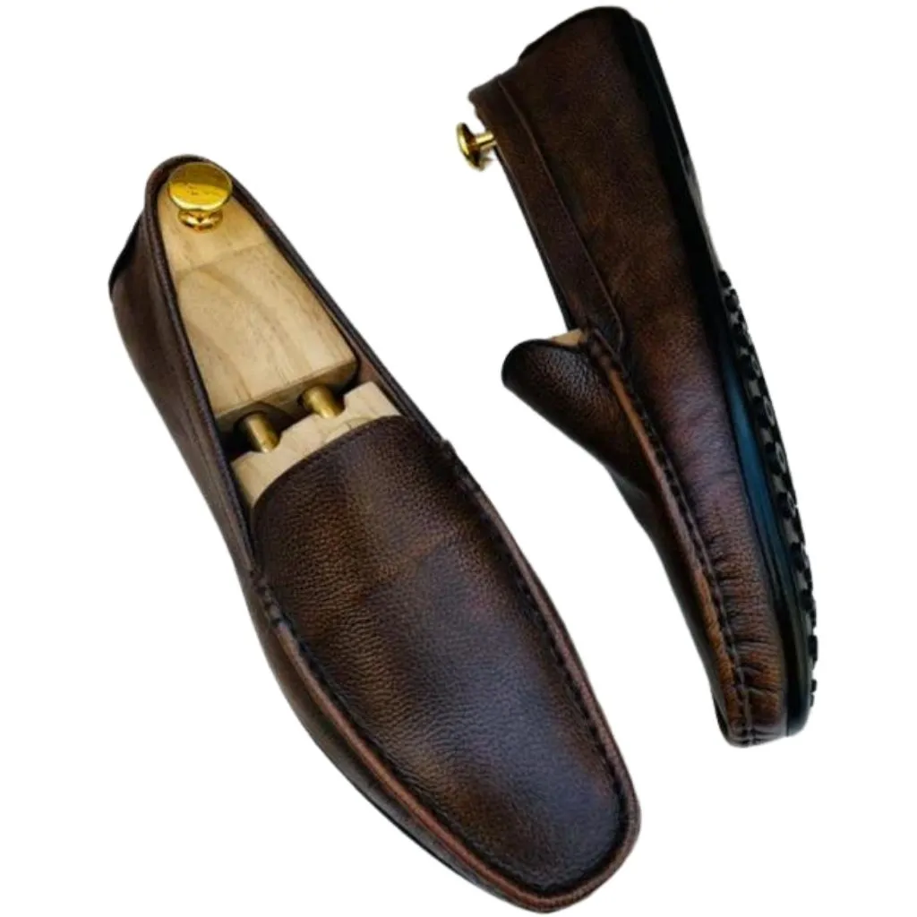 Royal Casual Leather Loafers Shoes For Men