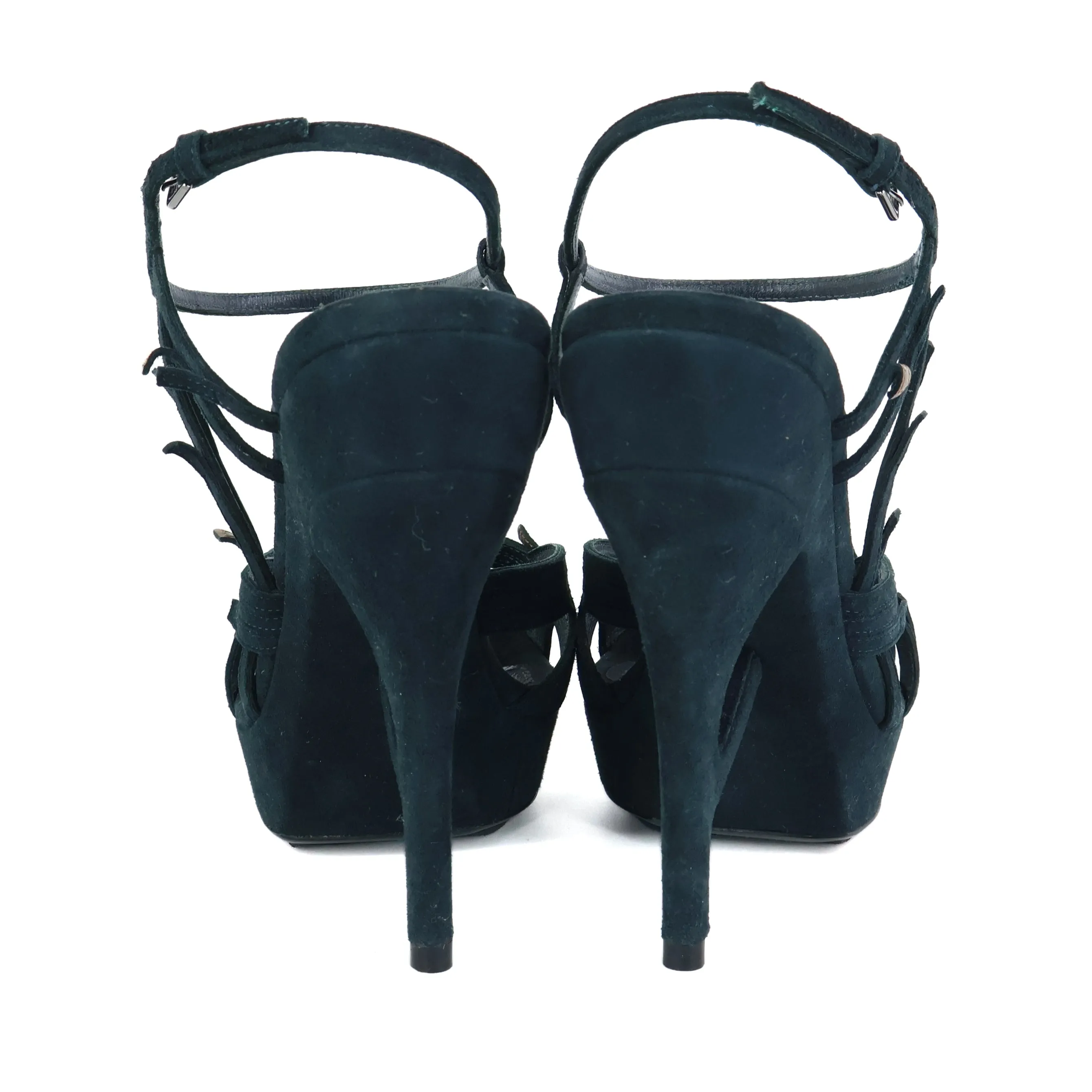 Saint Laurent Tribute Suede Dark Green