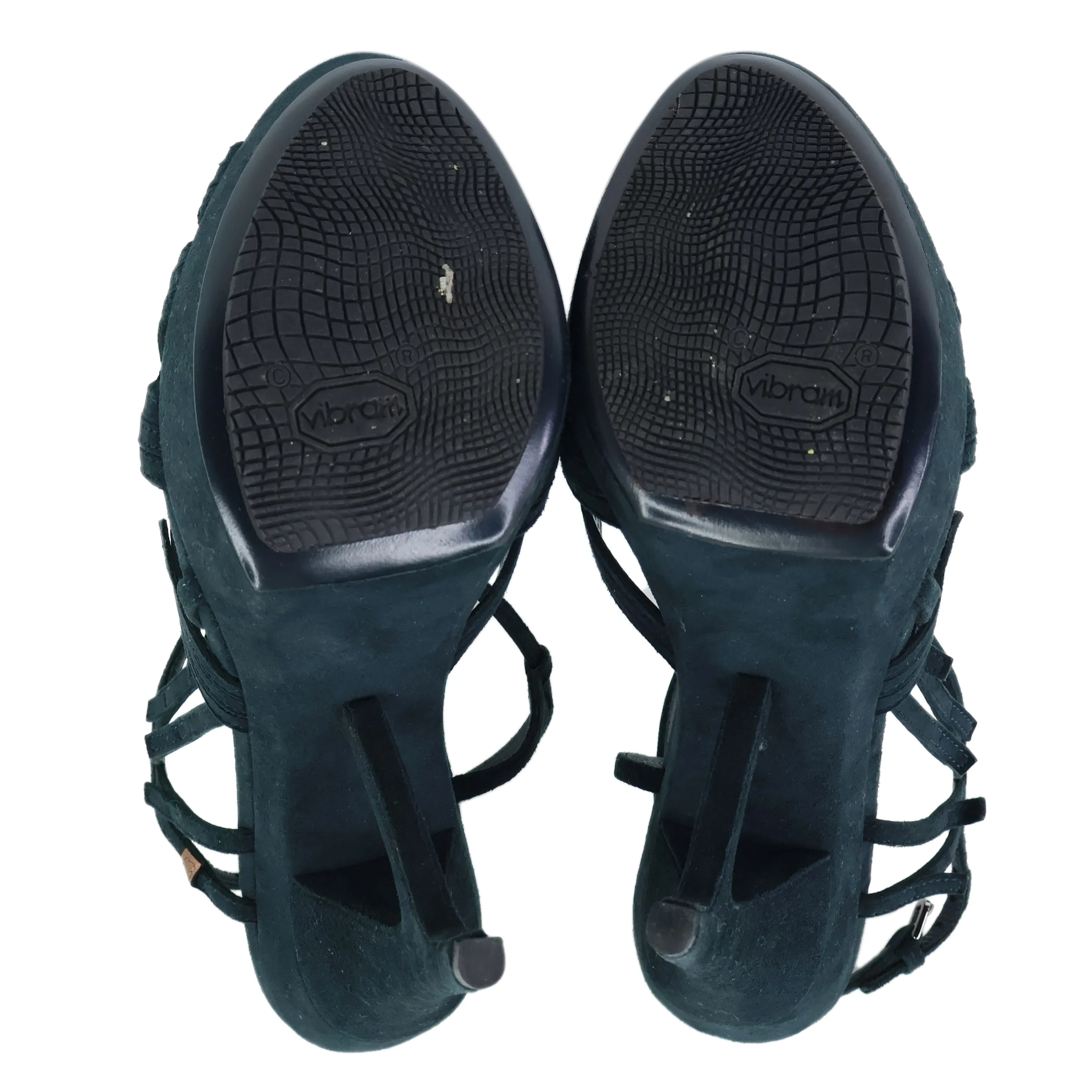 Saint Laurent Tribute Suede Dark Green