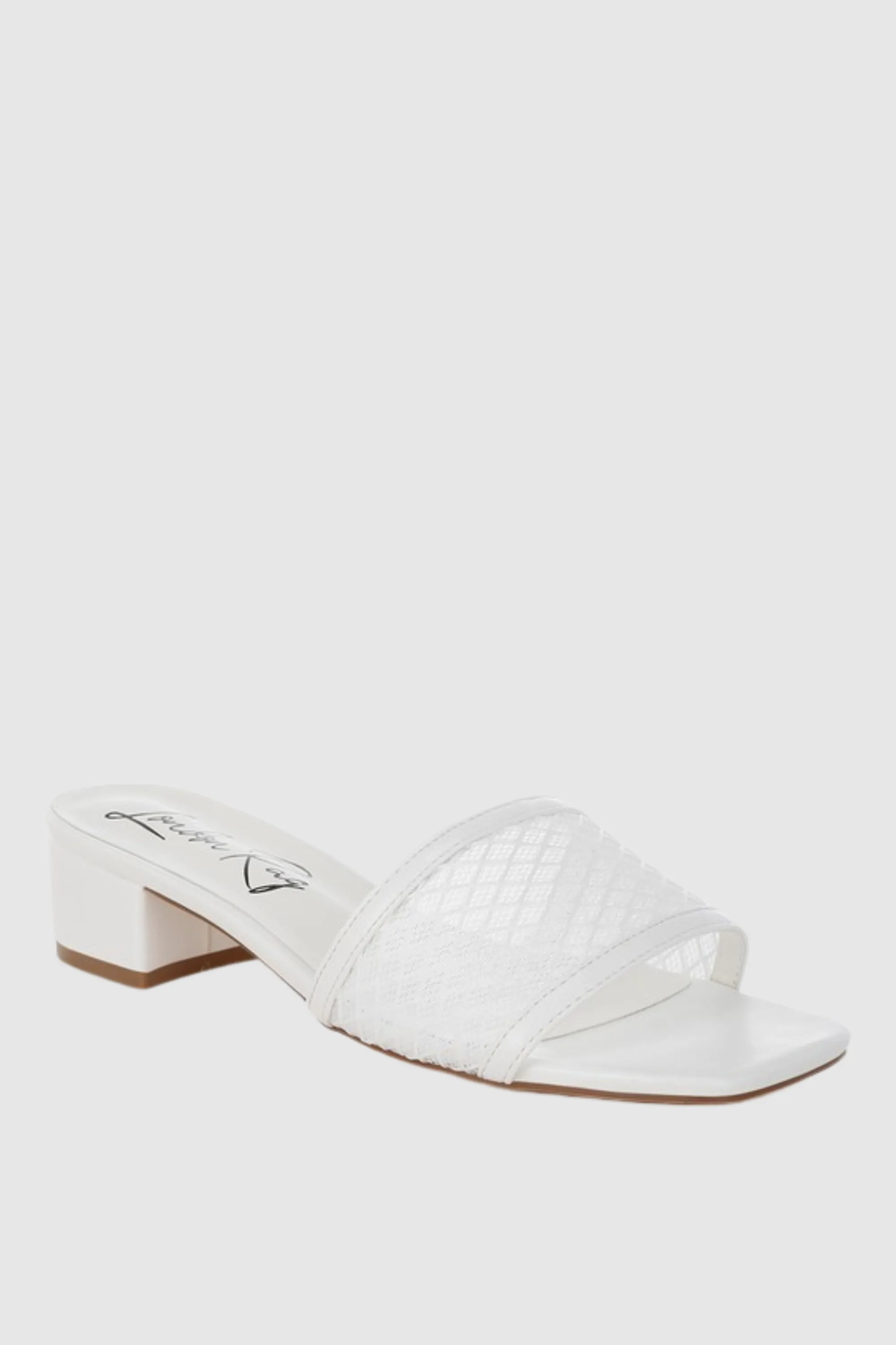 Slip-On Low Block Sandals