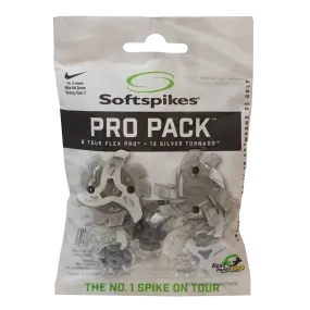 Softspikes Nike Tour Flex Pro/Tornado Pro Pack - 18 Count, Transclucent/White