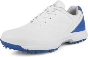 THESTRON Professional Golf Shoes for Men 7 Spikes Non-Slip Outdoor Golf Sport Training Sneakers Mens Comfortable Sport Shoes for Golfing Size 7-15