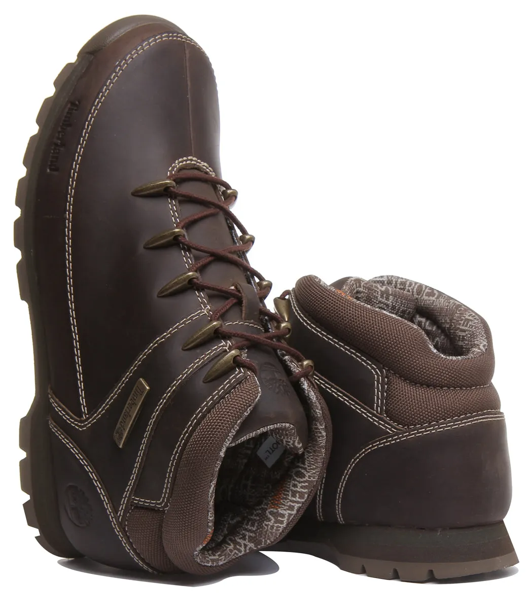Timberland A2Dus Euro Sprint Mid Hiker Boot In Olive For Men