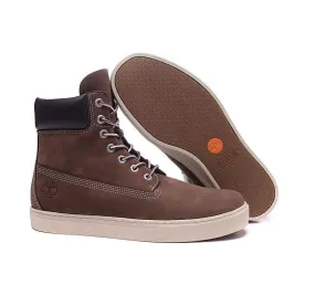 Timberland Icon Nubuck with Rubber Sole Brown Waterproof Boots
