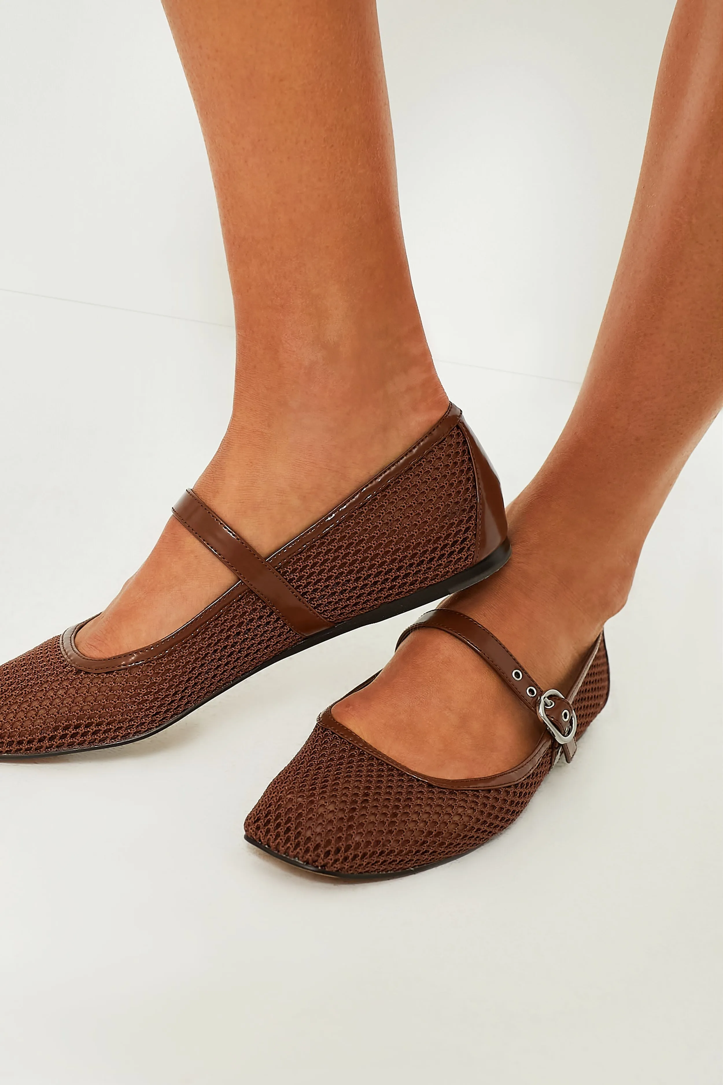 Toffee Rodini Mesh Flats