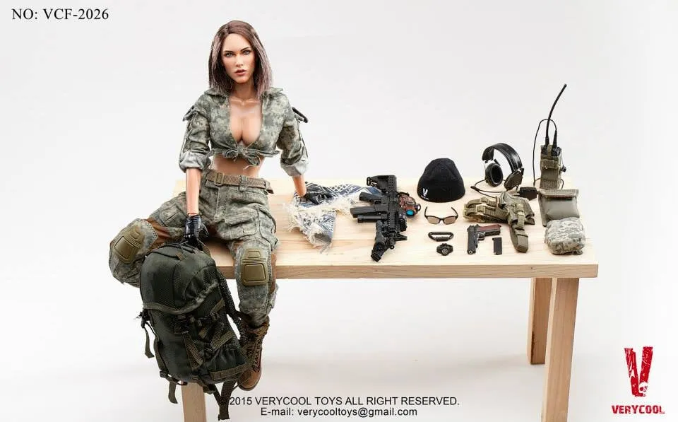 VERYCOOL - VCF-2026 - 1/6 ACU Camo Female Shooter