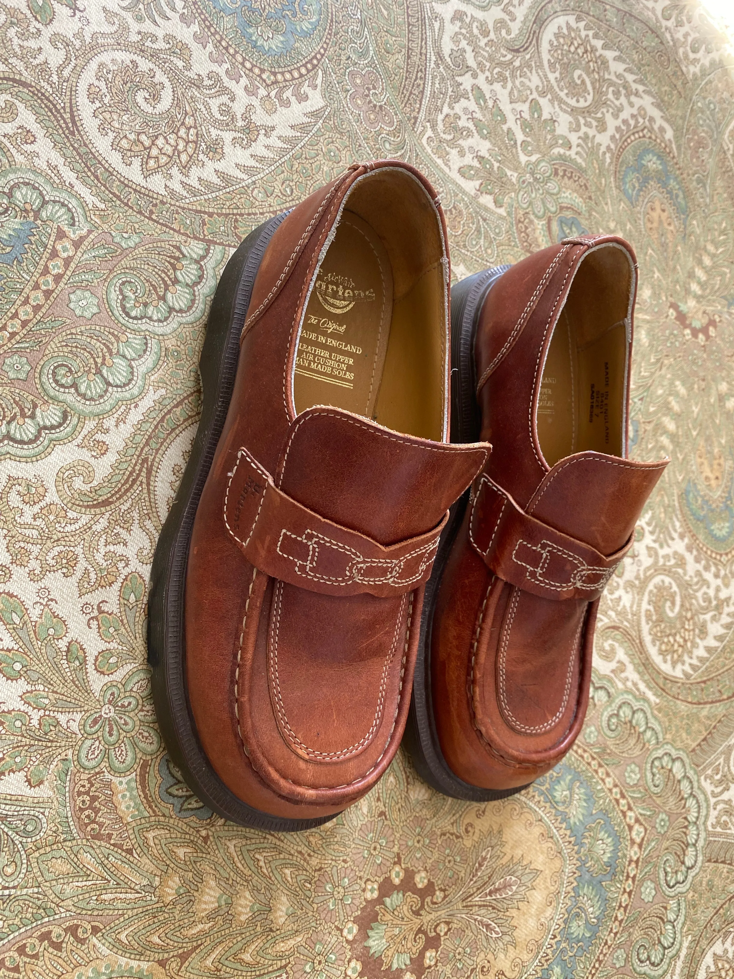 Vintage 90's Doc Marten Platform Loafers